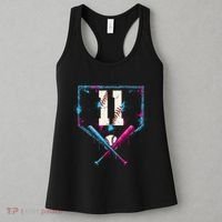 11th Birthday Baseball Home Plate Drip Ice Cream Sprinkle Women's Tank Top thumb 3