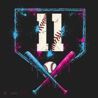 11th Birthday Baseball Home Plate Drip Ice Cream Sprinkle Hat thumb 2
