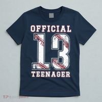 13th Birthday Boy Party Baseball Teenage T-Shirt thumb 5