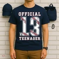 13th Birthday Boy Party Baseball Teenage T-Shirt thumb 6