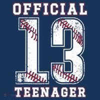 13th Birthday Boy Party Baseball Teenage Beanie thumb 2