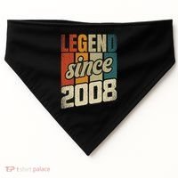16th Birthday Boy Girl 16 Years 2008 Funny Gift USA-Made Doggie Bandana thumb 0