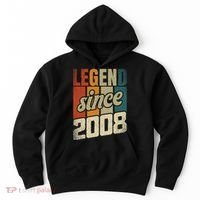 16th Birthday Boy Girl 16 Years 2008 Funny Gift Hoodie thumb 0