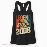 16th Birthday Boy Girl 16 Years 2008 Funny Gift Women's Tank Top thumb 0