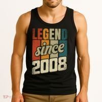 16th Birthday Boy Girl 16 Years 2008 Funny Gift Tank Top thumb 3