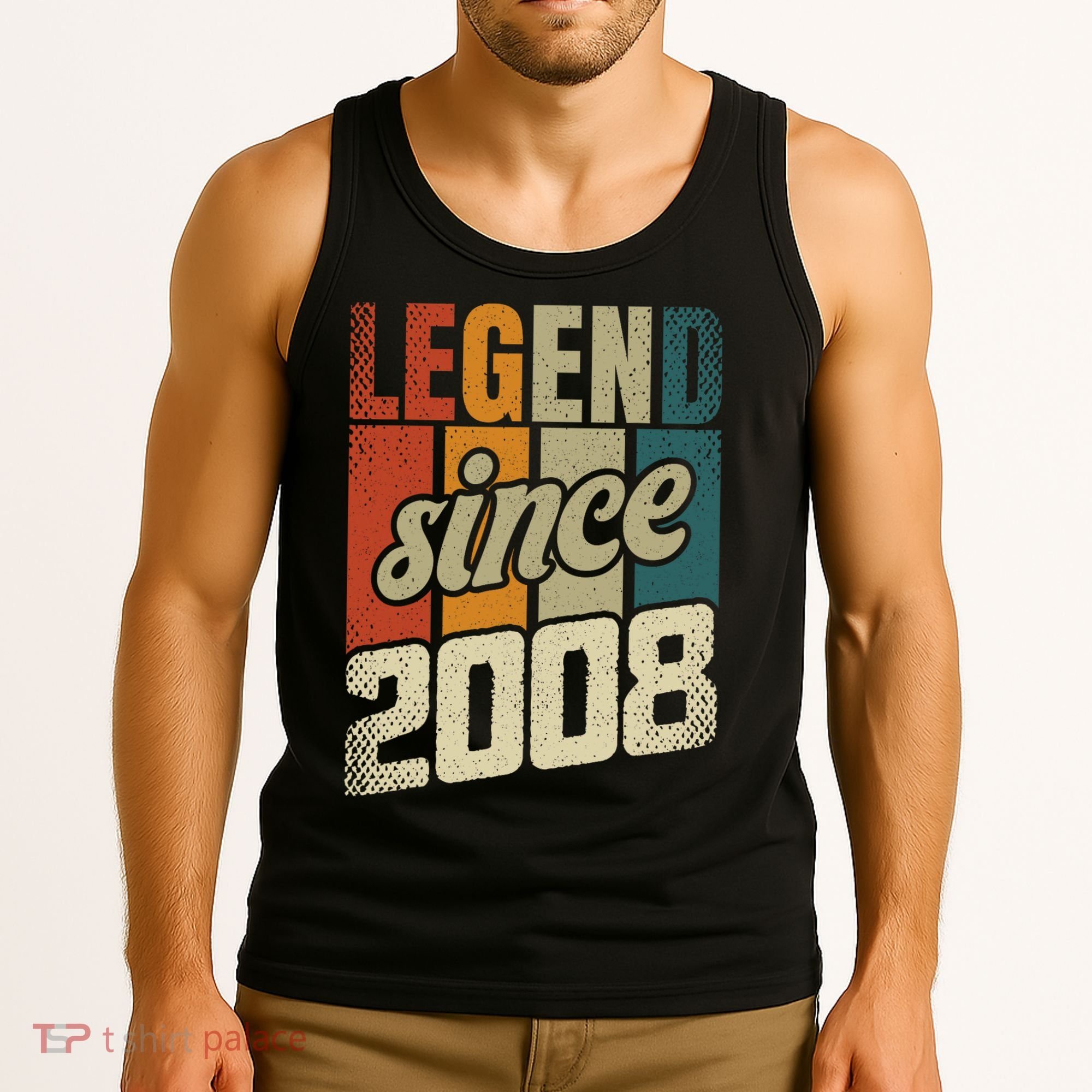 16th Birthday Boy Girl 16 Years 2008 Funny Gift Tank Top