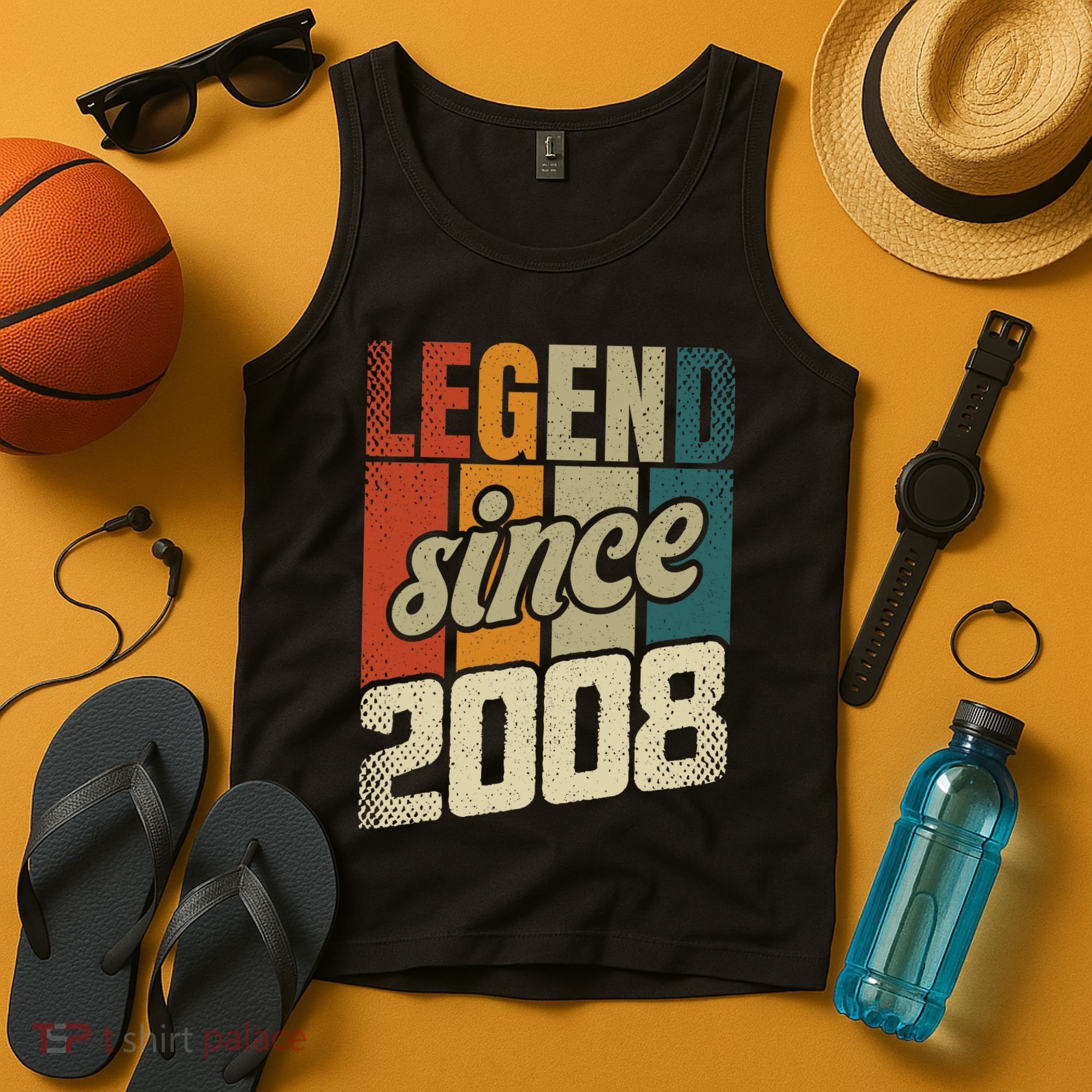 16th Birthday Boy Girl 16 Years 2008 Funny Gift Tank Top