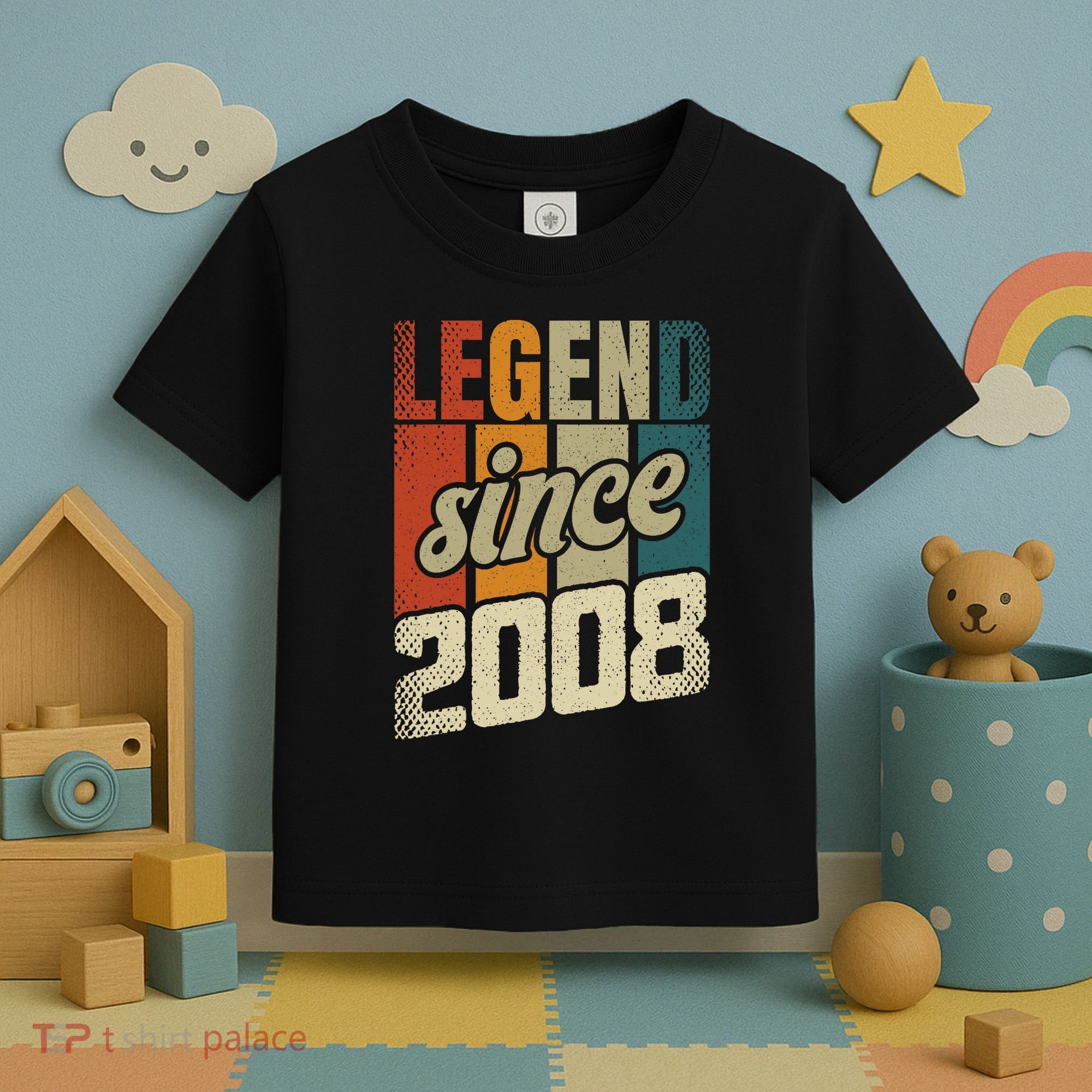 16th Birthday Boy Girl 16 Years 2008 Funny Gift Toddler T-Shirt