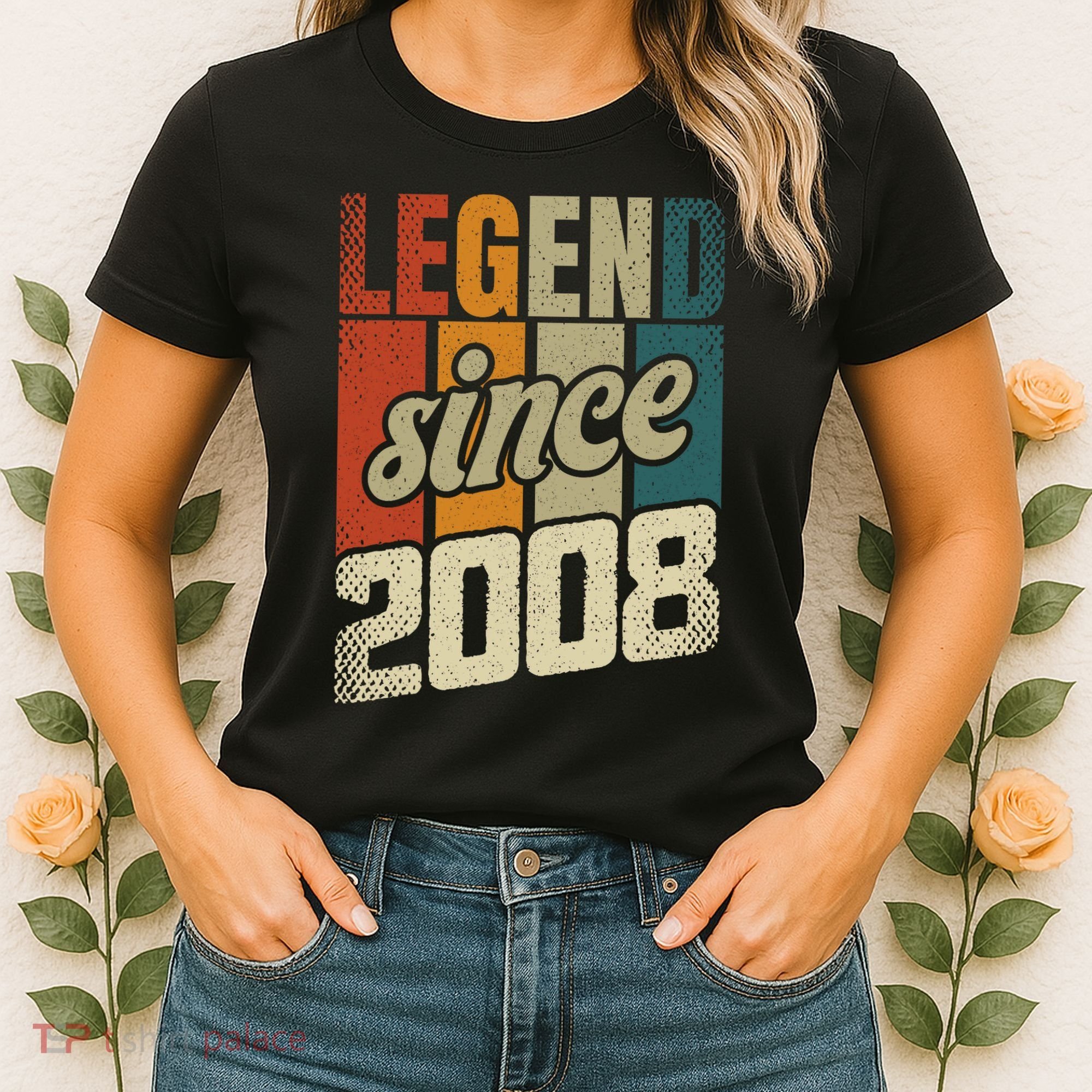 16th Birthday Boy Girl 16 Years 2008 Funny Gift Women's T-Shirt