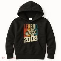 16th Birthday Boy Girl 16 Years 2008 Funny Gift Kids Hoodie thumb 0