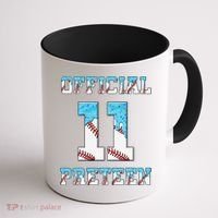 11th Birthday Baseball Drip Preteen Coffee Mug thumb 1