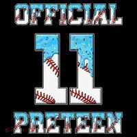 11th Birthday Baseball Drip Preteen Coffee Mug thumb 5