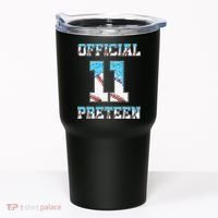 11th Birthday Baseball Drip Preteen Tumbler thumb 0