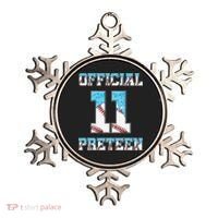11th Birthday Baseball Drip Preteen Ornament thumb 0