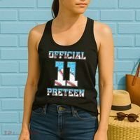 11th Birthday Baseball Drip Preteen Women's Tank Top thumb 2