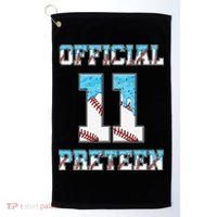 11th Birthday Baseball Drip Preteen Golf Towel thumb 0
