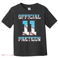 11th Birthday Baseball Drip Preteen Toddler T-Shirt thumb 0