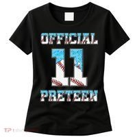 11th Birthday Baseball Drip Preteen Women's T-Shirt thumb 0