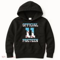 11th Birthday Baseball Drip Preteen Kids Hoodie thumb 0