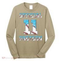11th Birthday Baseball Drip Preteen Long Sleeve Shirt thumb 0