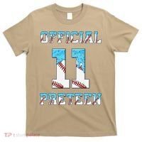 11th Birthday Baseball Drip Preteen T-Shirt thumb 0
