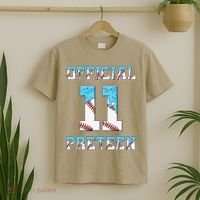 11th Birthday Baseball Drip Preteen T-Shirt thumb 2