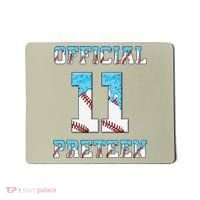 11th Birthday Baseball Drip Preteen Mousepad thumb 0