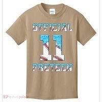 11th Birthday Baseball Drip Preteen Kids T-Shirt thumb 0