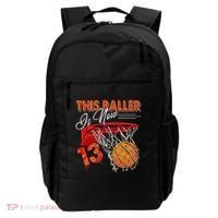 13th Birthday Basketball Funny 13 Years Old Backpack thumb 0