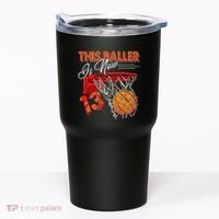 13th Birthday Basketball Funny 13 Years Old Tumbler thumb 0