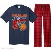 13th Birthday Basketball Funny 13 Years Old Pajama Set thumb 0