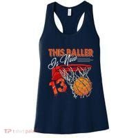 13th Birthday Basketball Funny 13 Years Old Women's Tank Top thumb 0