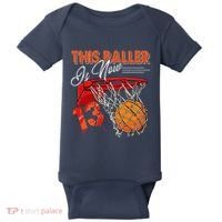 13th Birthday Basketball Funny 13 Years Old Baby Bodysuit thumb 0