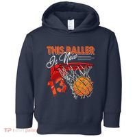 13th Birthday Basketball Funny 13 Years Old Toddler Hoodie thumb 0