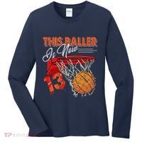 13th Birthday Basketball Funny 13 Years Old Women's Long Sleeve Shirt thumb 0