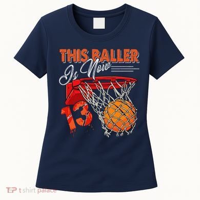 13th Birthday Basketball Funny 13 Years Old Women's T-Shirt