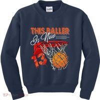 13th Birthday Basketball Funny 13 Years Old Kids Sweatshirt thumb 0