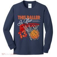 13th Birthday Basketball Funny 13 Years Old Kids Long Sleeve Shirt thumb 0