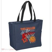 13th Birthday Basketball Funny 13 Years Old Tote Bag thumb 2