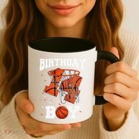 14th Birthday Basketball 14 Year Old Coffee Mug thumb 3