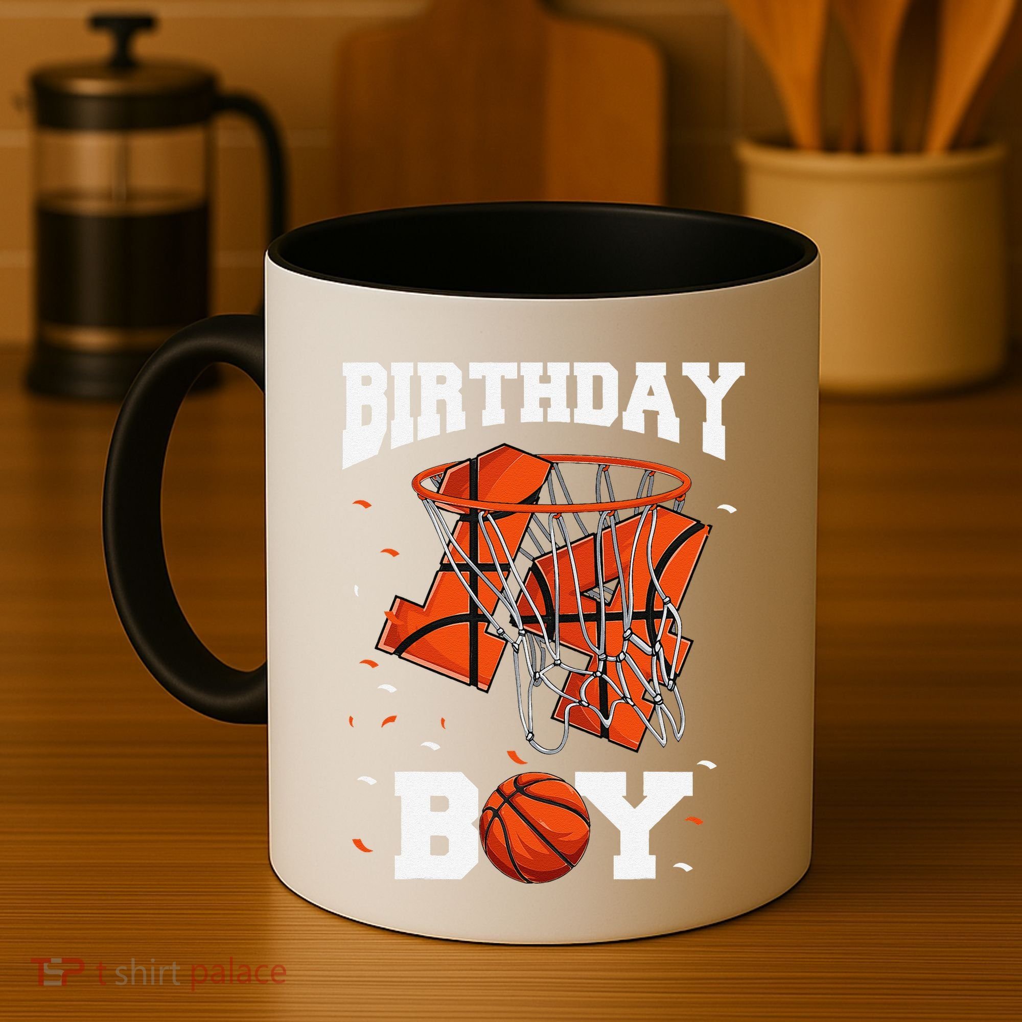 14th Birthday Basketball 14 Year Old Coffee Mug