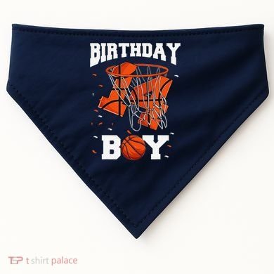 14th Birthday Basketball 14 Year Old USA-Made Doggie Bandana