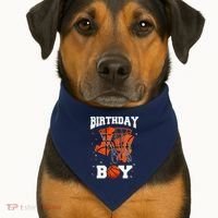 14th Birthday Basketball 14 Year Old USA-Made Doggie Bandana thumb 1
