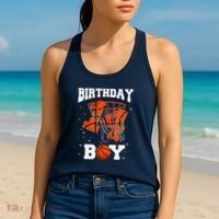 14th Birthday Basketball 14 Year Old Women's Tank Top thumb 2