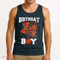 14th Birthday Basketball 14 Year Old Tank Top thumb 3