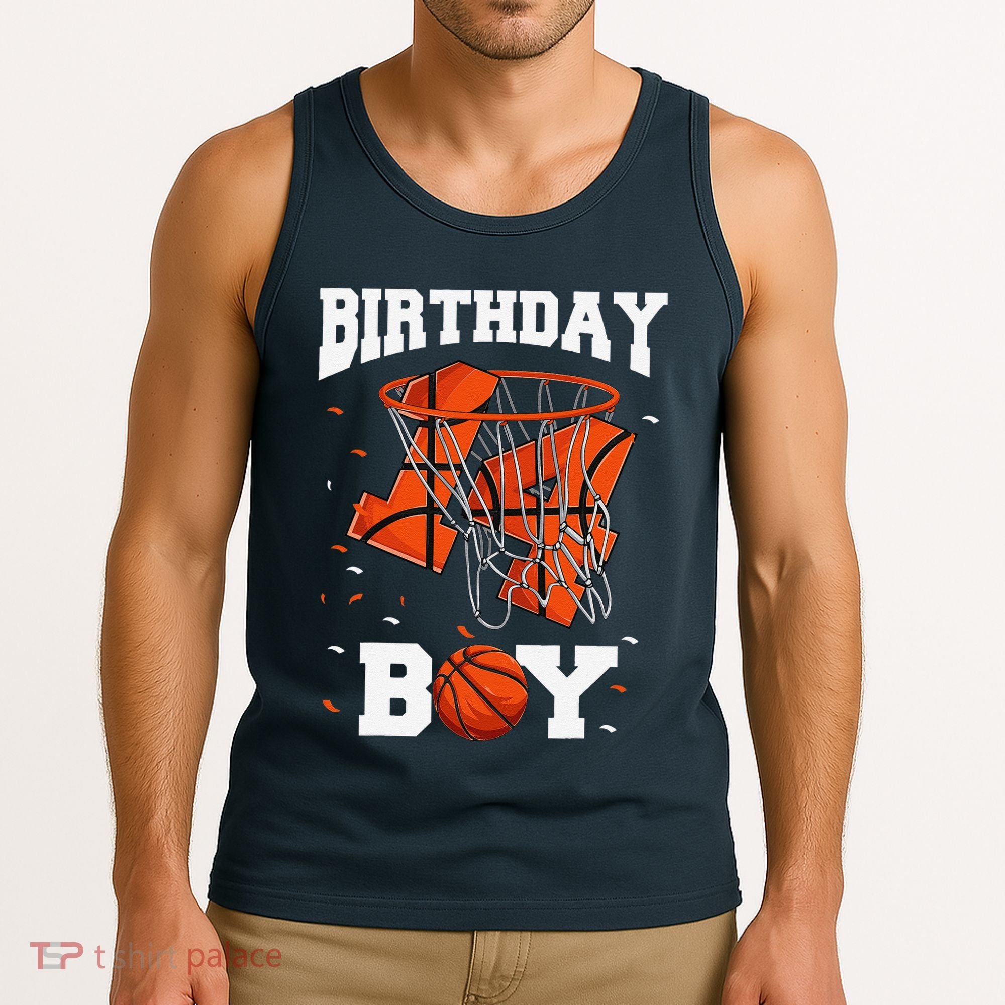14th Birthday Basketball 14 Year Old Tank Top