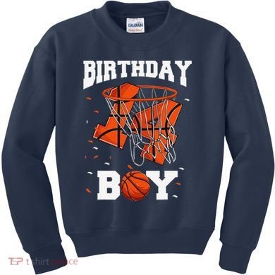 14th Birthday Basketball 14 Year Old Kids Sweatshirt