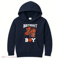 14th Birthday Basketball 14 Year Old Kids Hoodie thumb 0