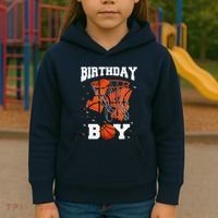 14th Birthday Basketball 14 Year Old Kids Hoodie thumb 3