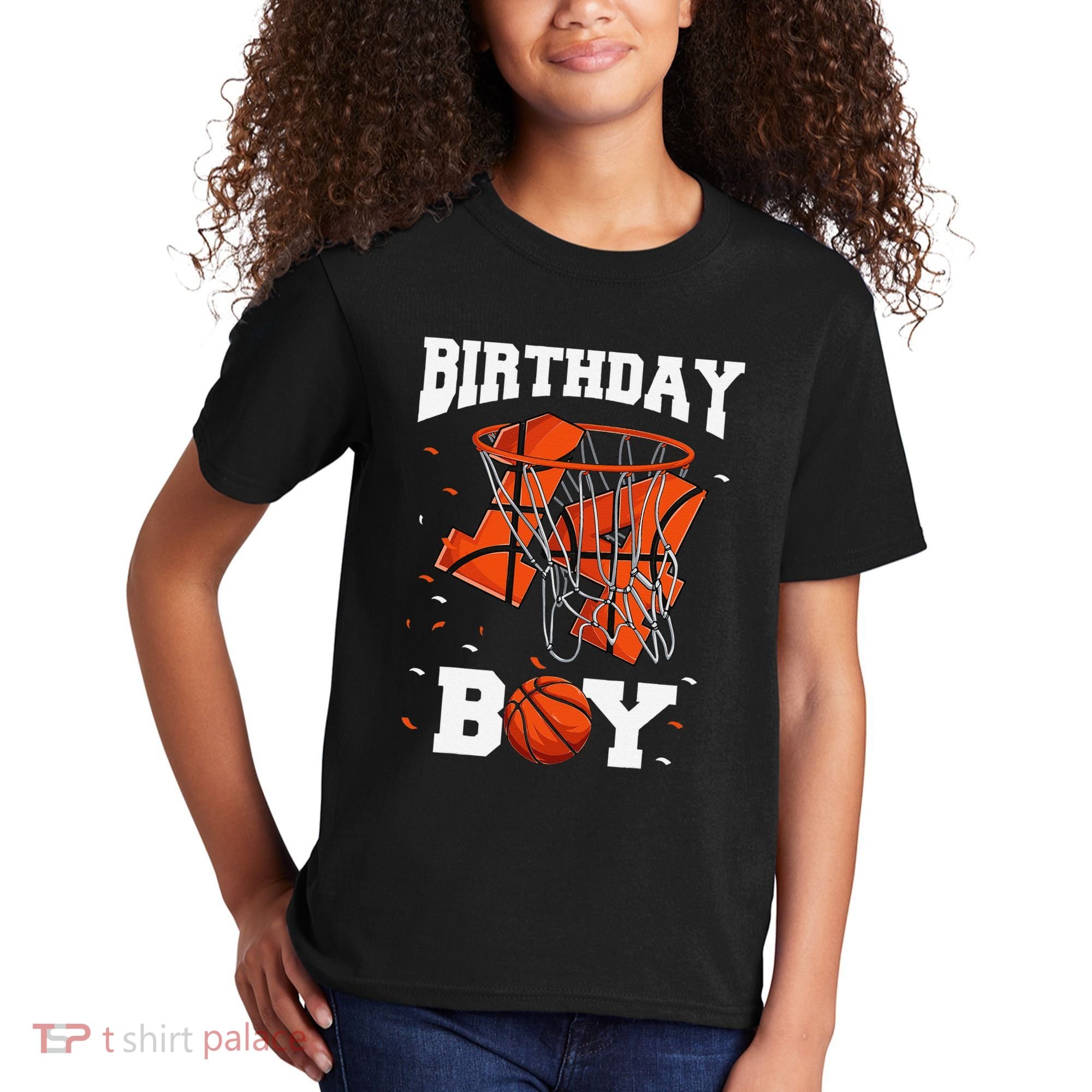 14th Birthday Basketball 14 Year Old Kids T-Shirt